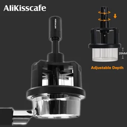 ALIKISSCAFE WDT Tools 51mm 54mm 58mm Rotary Espresso Stirrer Needle Distributor Magnetic Barista Tools Coffee Maker Accessories