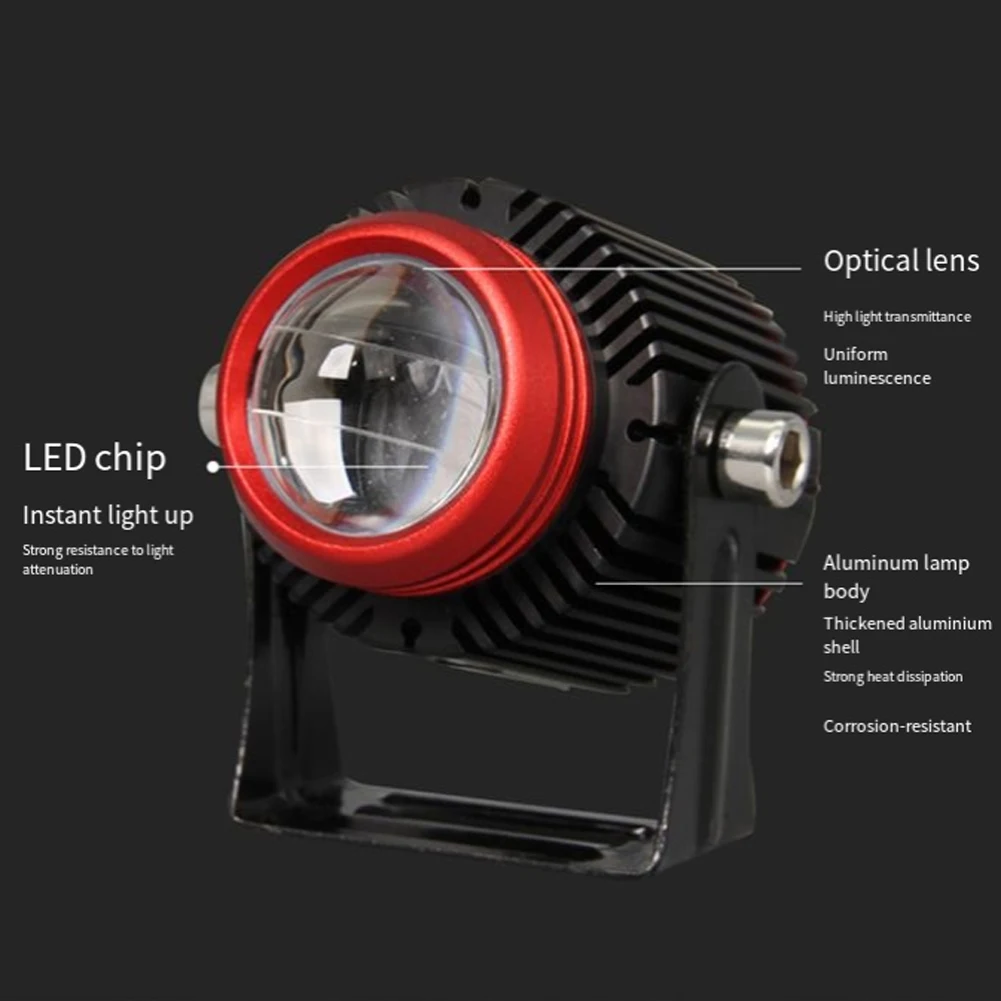 8-80V Headlight Dual Color Headlight Night Rides 9*8*6CM Motorcycle Versatile Voltage Compatibility Easy Installation