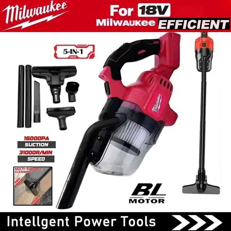 

Беспроводной электрический пылесос Milwaukee с LED-подсветкой, 18В, портативный, для бытовой, промышленной и строительной уборки