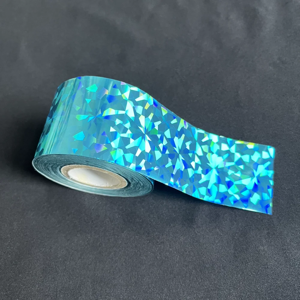 

Синее разбитое стекло 4 см x 120 м, фольга для горячего тиснения, теплопередающая пленка для ловли карпа, приманки, аксессуары, искусственные джиг-приманки, инструменты «сделай сам»