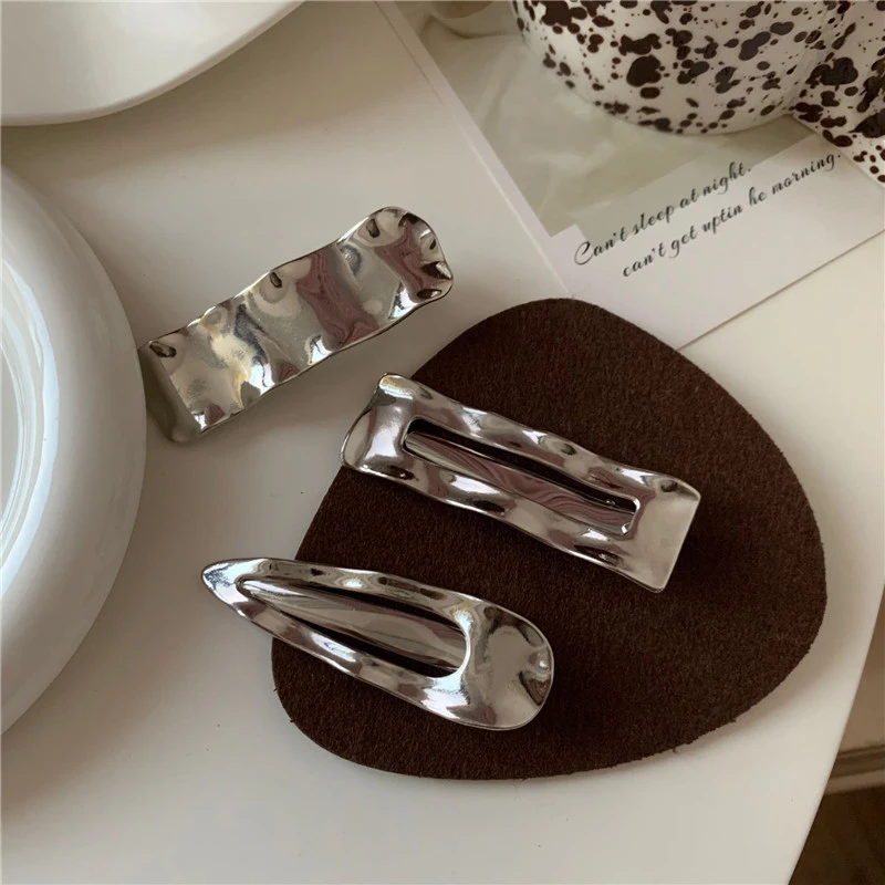 Mode Metalen Geometrische Haarclip Vrouwen Haarspelden Hoofddeksels Chique Barrette Meisjes Haaraccessoires Geschenken