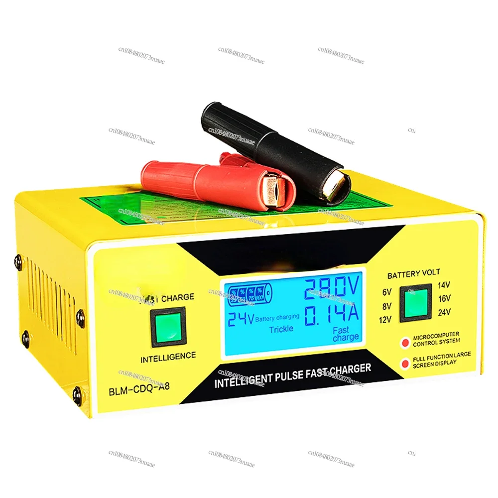 6V 8V 12V 14V 16V 24V 10 A Automatic Test and Maintain Lead Acid Battery Charger