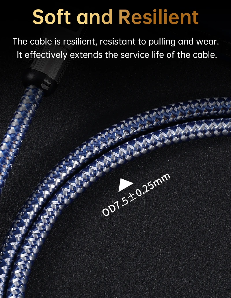 Serost Hifi Audio LAN-Kabel 99,9999% OFC-Kupfer Cat7 Ethernet-Kabel, RJ45 Netzwerkkabel Optimiert für Audio-Streaming & NAS – Detail 6