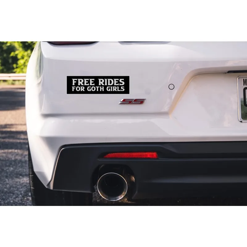 ملصق قوطي لركوب الخيل المجاني للفتيات القوطي - لاصق قوي مقاوم للماء ديكور سيارة قوطي 15 سم PVC KK #2