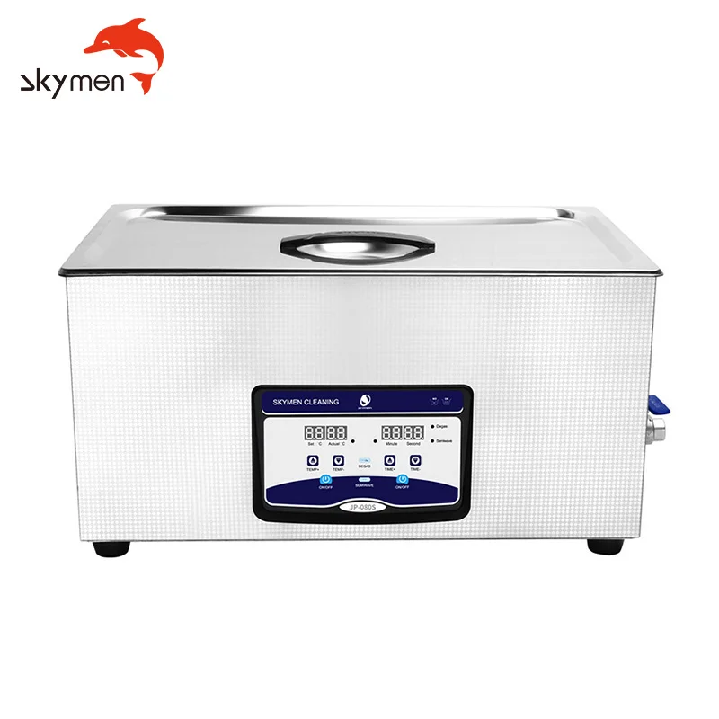 22liter Ultrasound Bath Sonicator Sonic Equipment Engine Parts Oil Degreaser Heat Set Ultrasound Cleaning Machine