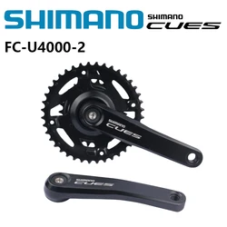 SHIMANO CUES Crankset FC-U4000-2 2x11/10/9S Chainwheel For Mountain Bike Compatible With LINKGLIDE 170mm 40-26T Original Shimano