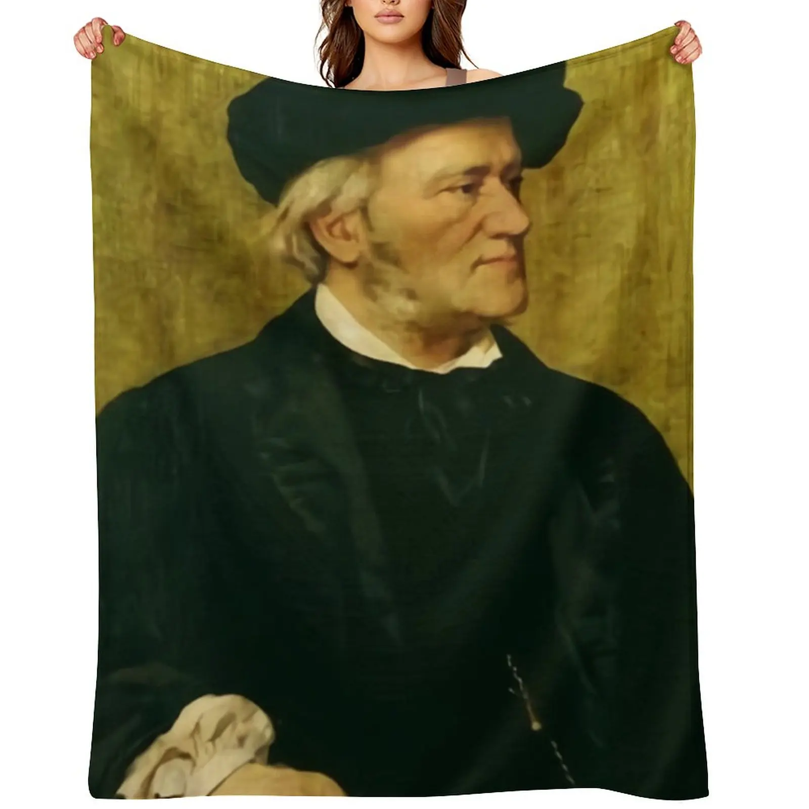 

Vintage Richard Wagner Throw Blanket valentine gift ideas Stuffeds Blankets Sofas Of Decoration Thermal Blankets