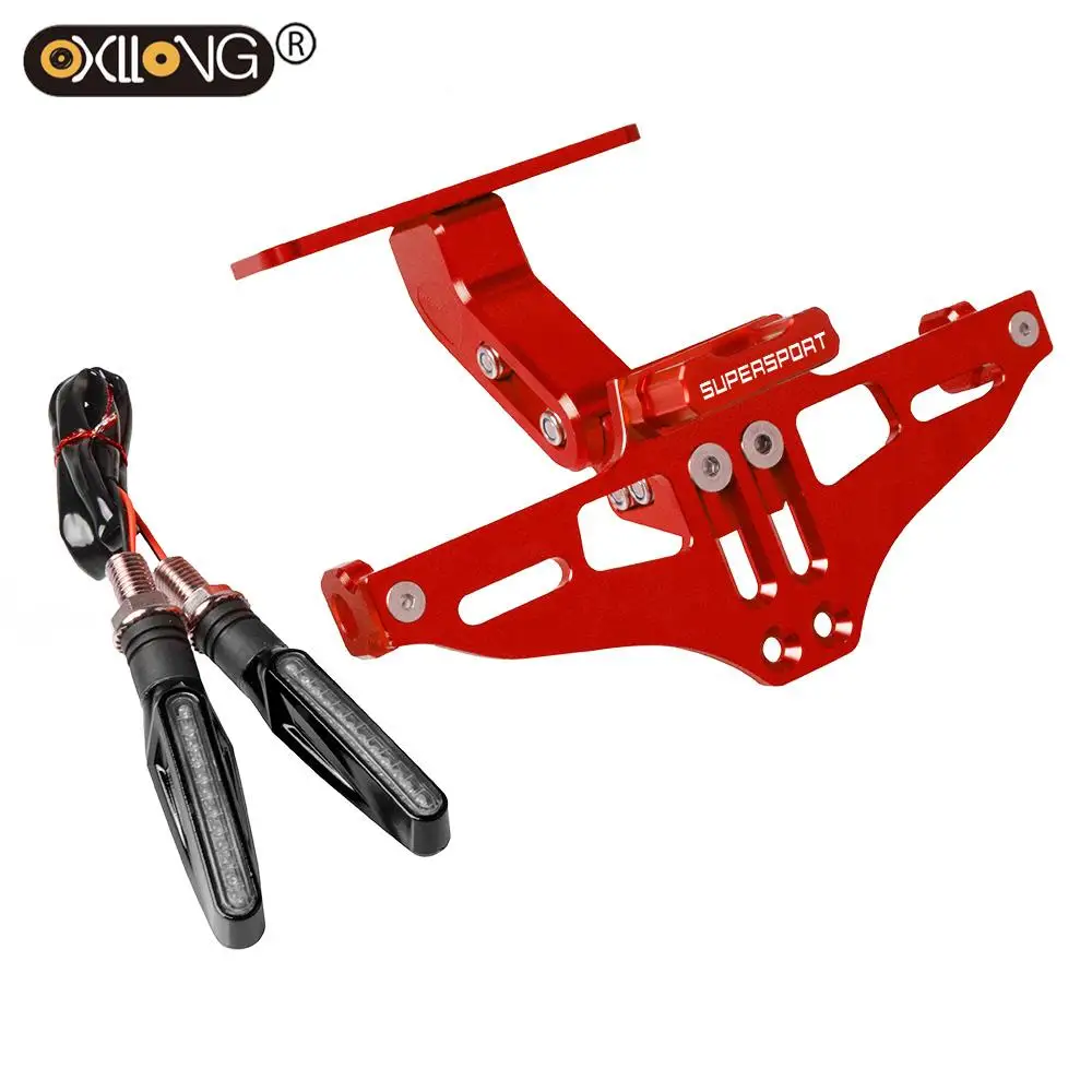 

FOR ducati Super Sport S SuperSport 939 S 2017-2021 Rear Tail Fender Tidy License Plate Holder Fender Eliminator Bracket kit