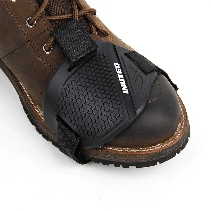 

Motorcycle riding gear for shifting and braking, including shoe covers, off - road riding, racing car pads, protective gear for