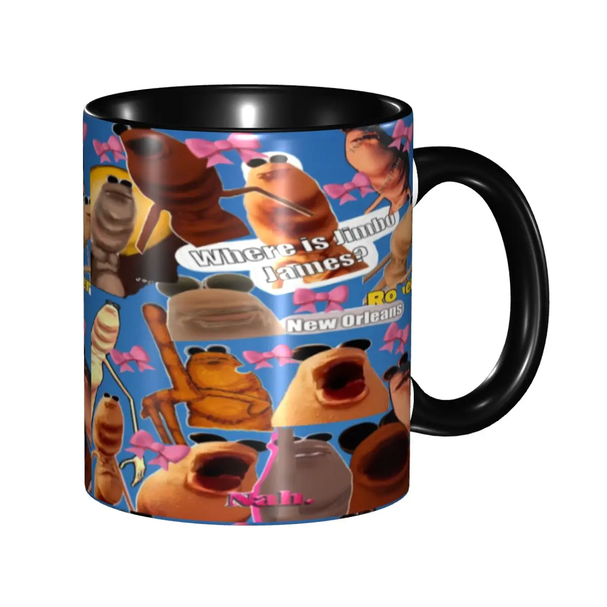 Marcus The Worm Robert Help Coffee Mugs Fun Tea Cups Gifts For Woman Man