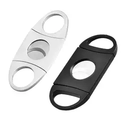 Stainless Steel Cigars Cutter Classic Portable Household Metal Scissors Double Blade Metal Classic Scissor Cigars Accessories ﻿