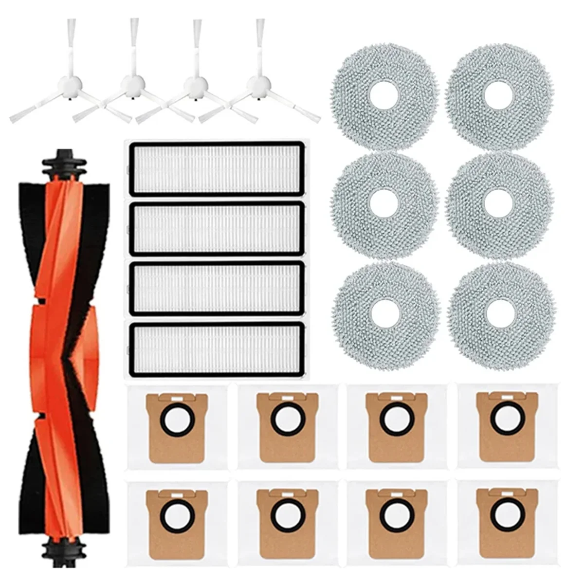 

Newest Accessories for Xiaomi Robot Vacuum X20 + / X20 Plus Parts Main Side Brush Hepa Filter Mop Cloth Dust Bag Replacement