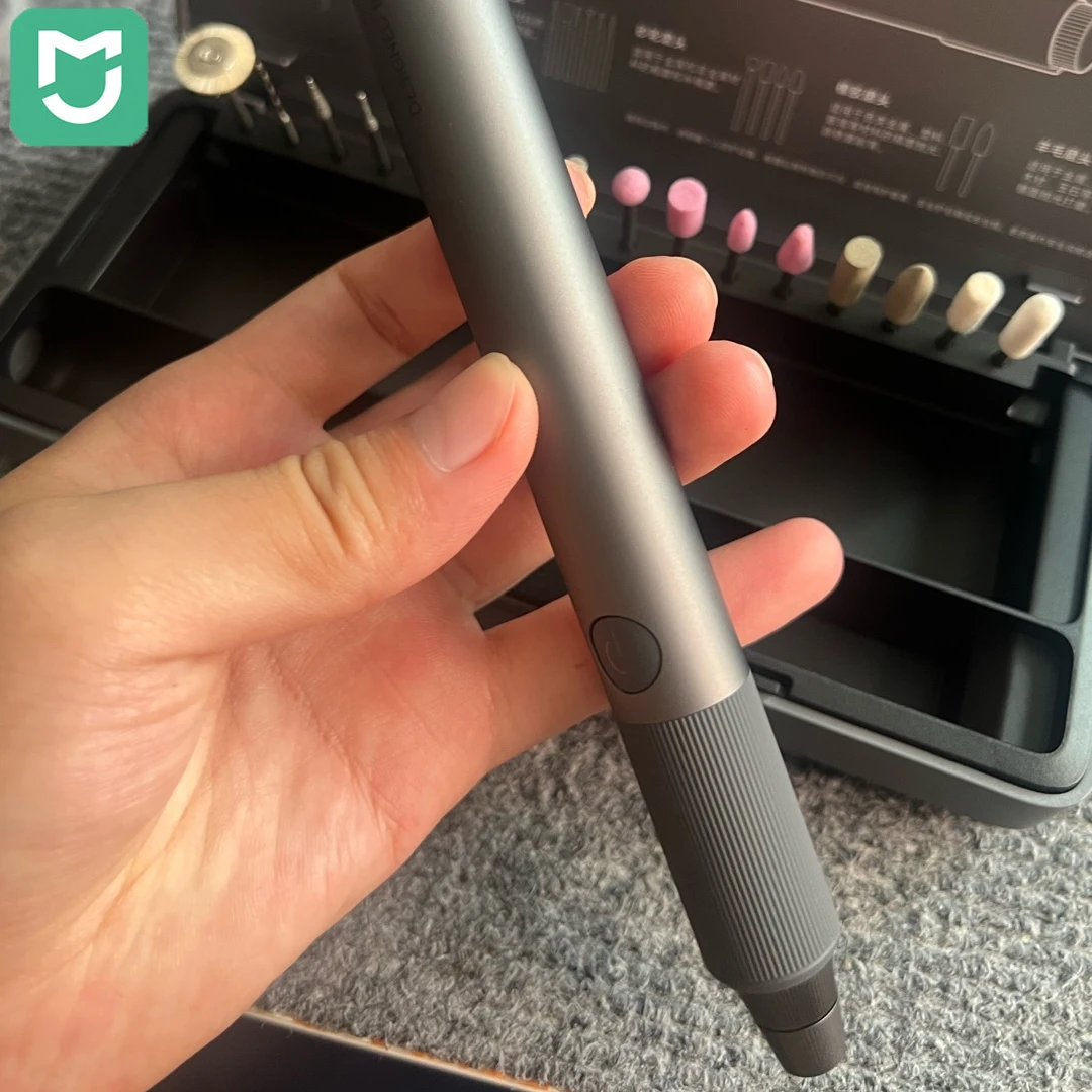 

Mijia Electric Grinding Pen Lithium Battery＆Plug-in Dual Modes 850mAh 22000 RPM Brushless Motor 16pcs 2.35mm Grinding Head
