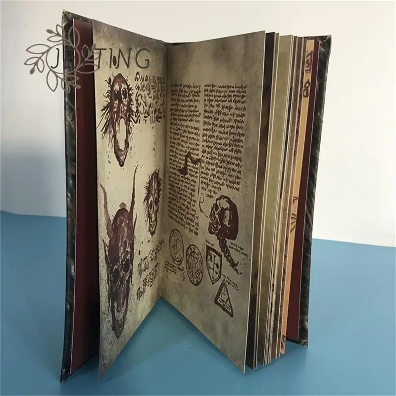 Necronomicon Dark Magic Book Demon Evil Dead Summon Book Altar Ceremony Prop Book Collection Living Room Desktop Decoration