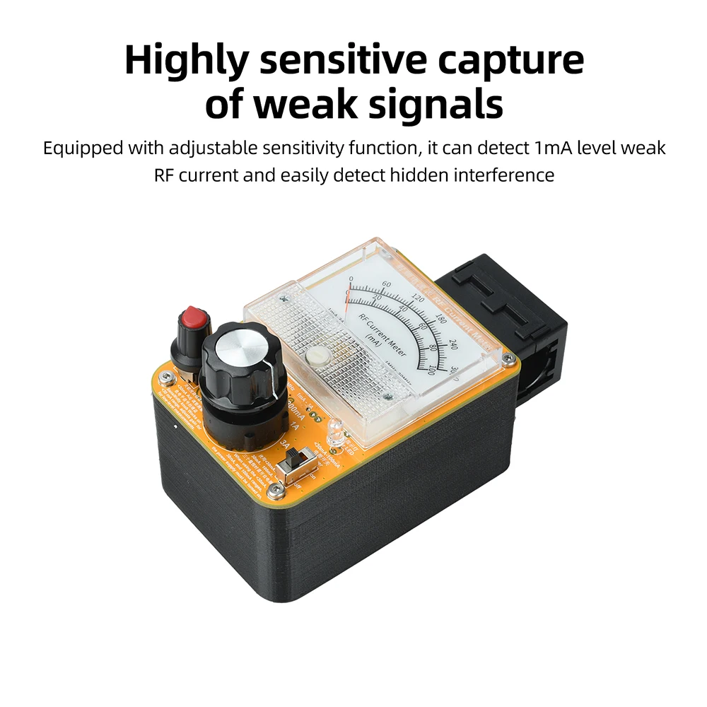 High-Precision Analog RF Ammeter 1 mA–3 A Six Ranges 1–30 MHz HF Band Suitable for Measuring High-Frequency Antennas