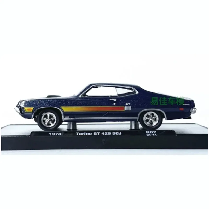 M2 1:64 Scale 1970 Torino GT 429 SCJ Alloy Car Model Classics Adult Souvenir Gift Static Display