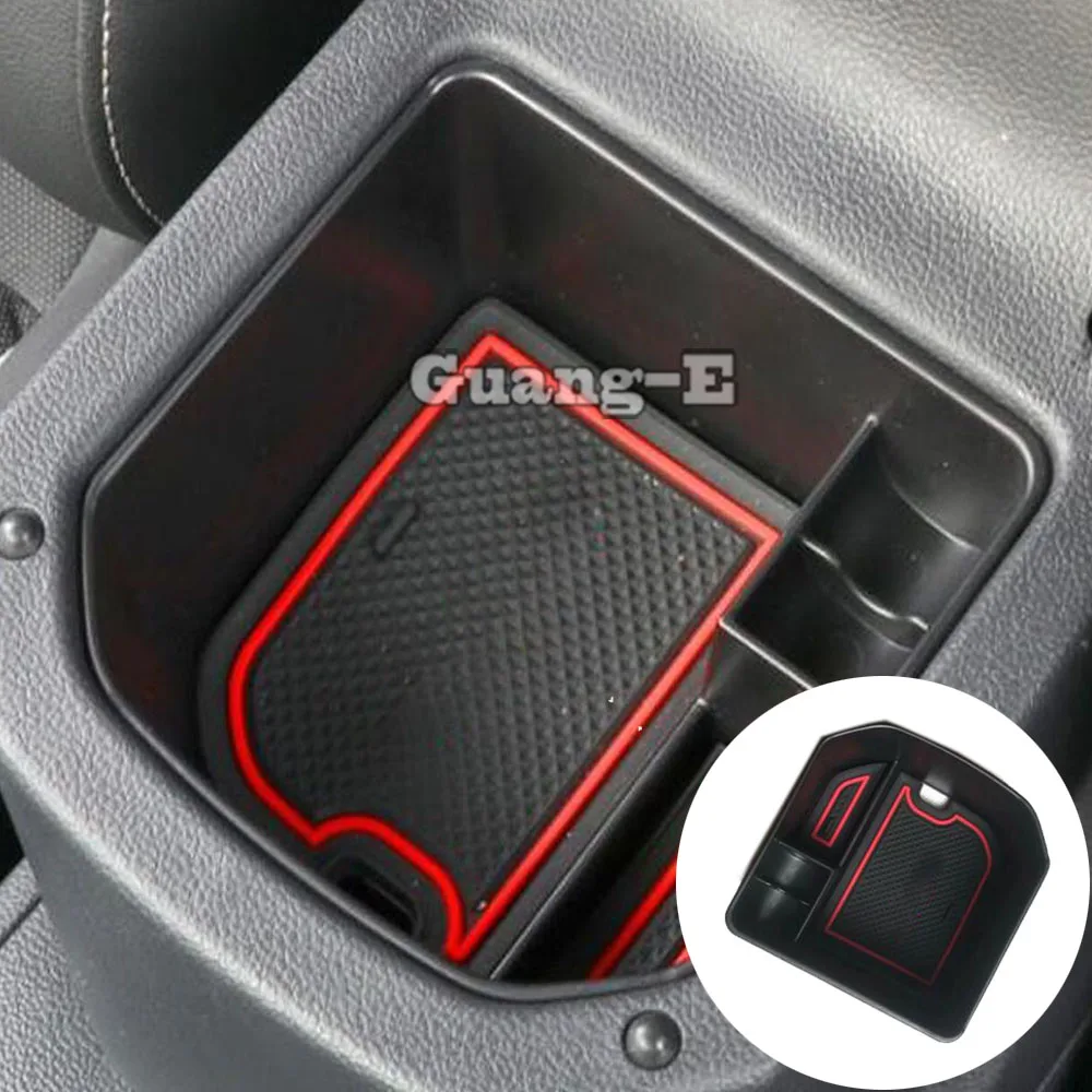 Storage Trim Container Center Console Cup Holder Gear Box Frame Armrest For Volkswagen VW T-ROC TROC 2017 2018 2019 2020 2021