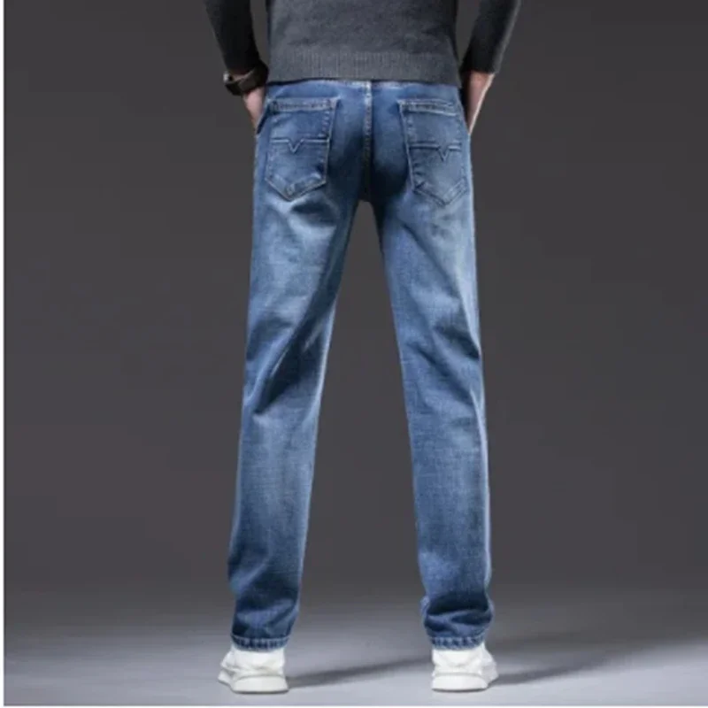 Good Quality Black gray blue Skinny Jeans Men Spring Summer Slim Fit Denim Jeans Men Cotton Stretch Denim Pants Cowboy FX839H