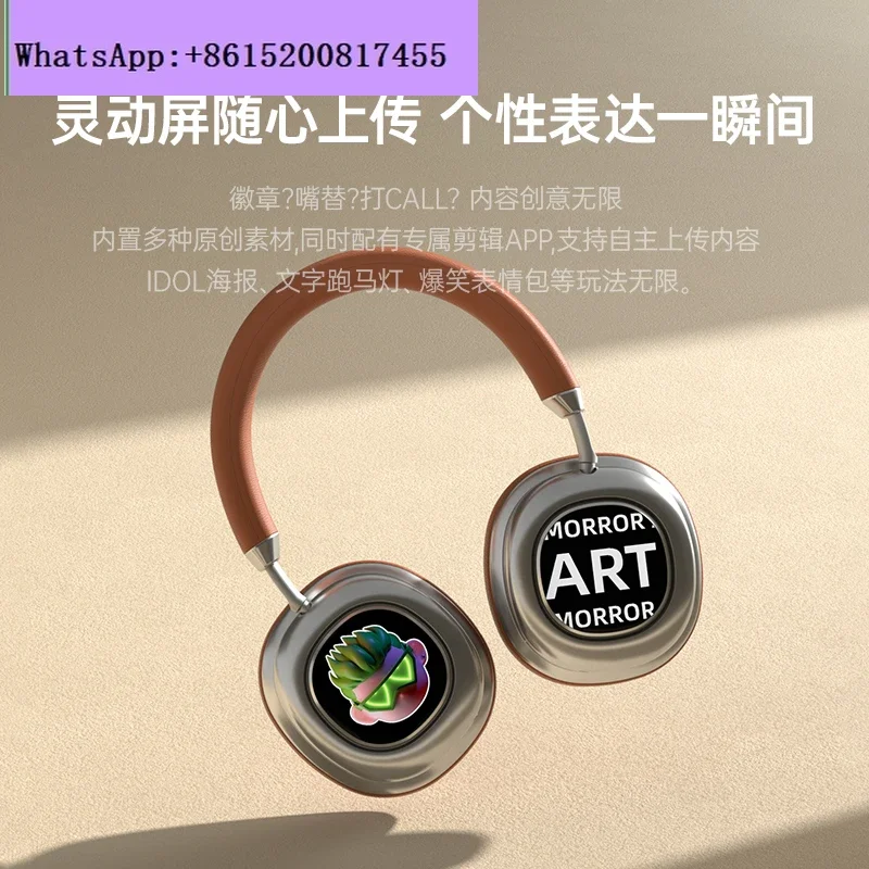 MORROR ART-Casque Bluetooth VWS, Écran, Suppression du bruit