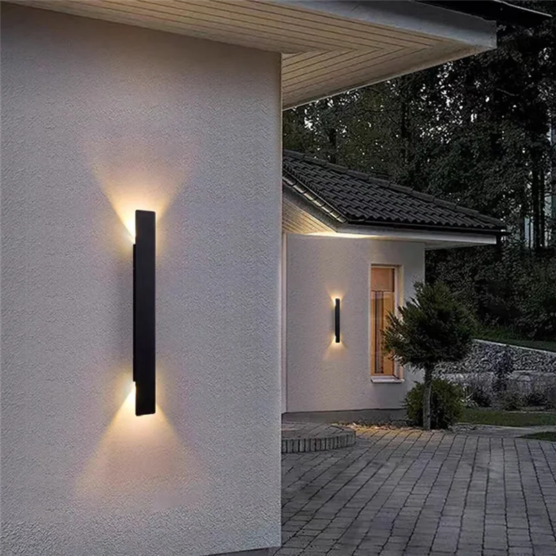 ABJN-LED lâmpadas de parede ao ar livre indoor para cima e para baixo luzes de parede sala estar quarto parede scorce luminárias de parede à prova dwaterproof água