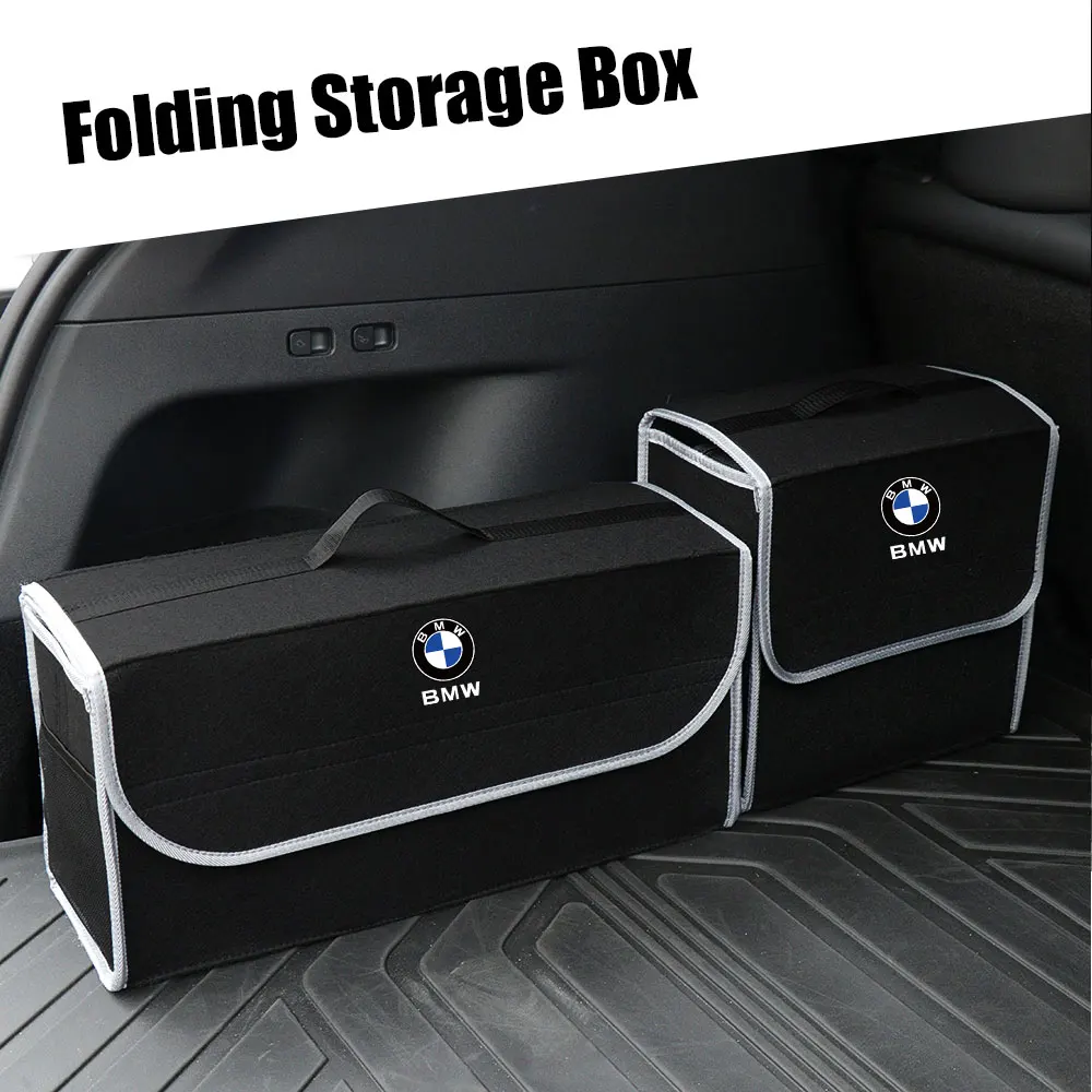 Car Trunk Storage Box Organizer Foldable Stowing Tidying Container Bag For BMW M Performance E92 E87 E71 E60 E53 E46 E39 E28 F10