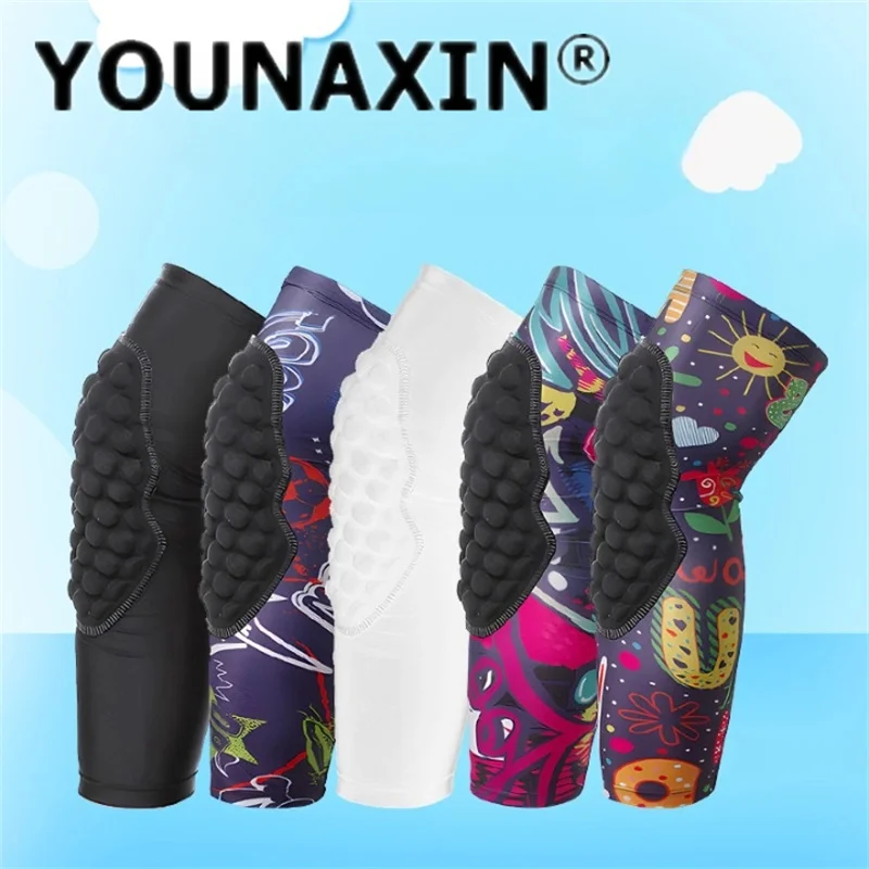 

2 Pcs Unisex Boy Knee Pads Basketball Arm Guard Sleeve Brace Child Football Baseball Girl's Cycling Sports Support Elbow Pads