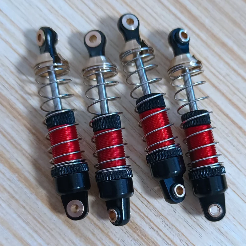 4PCS RC Shock Absorber Aluminum Front & Rear Shocks For Traxxas 1/18 4WD TRX4M Upgrade Parts