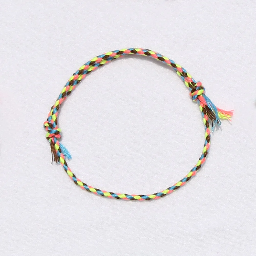 Einfarbiges Geflochtenes Baumwollseil-Armband für Männer, Retro Tibetisches Handgefertigtes Mehrschichtiges Armband für Frauen, Modisches Schmuckzubehör – Detail 27