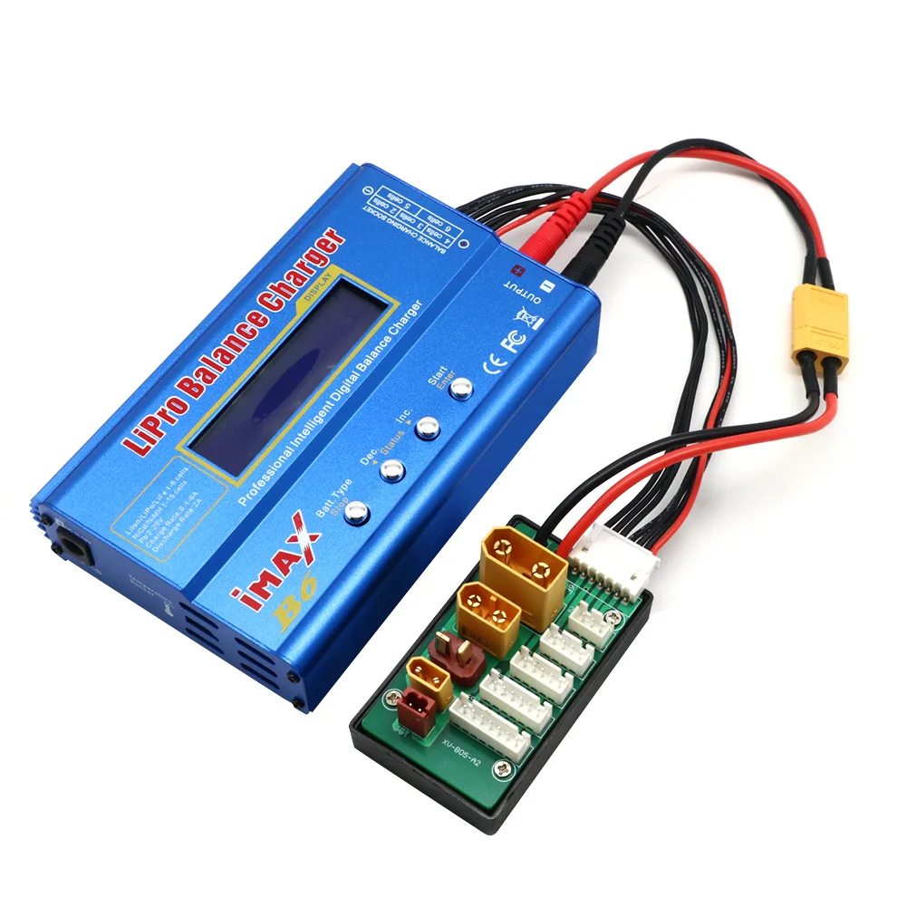 XT30 XT60 XT90 JST T Plug 2-6S Parallel Charging Board for Skyrc B6 B6AC ISDT Q6 Lite HOTA D6 Pro ToolkitRC Charger