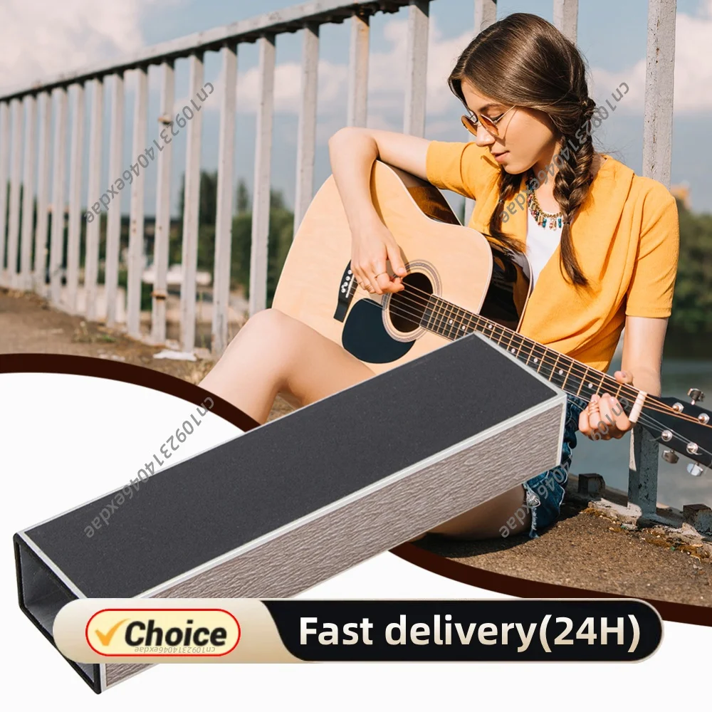 Pro Luthier Repair Tool with Sandpapers Bass Guitar Leveler Leveling File Tool for Guitar Repair Polishing & Maintenan