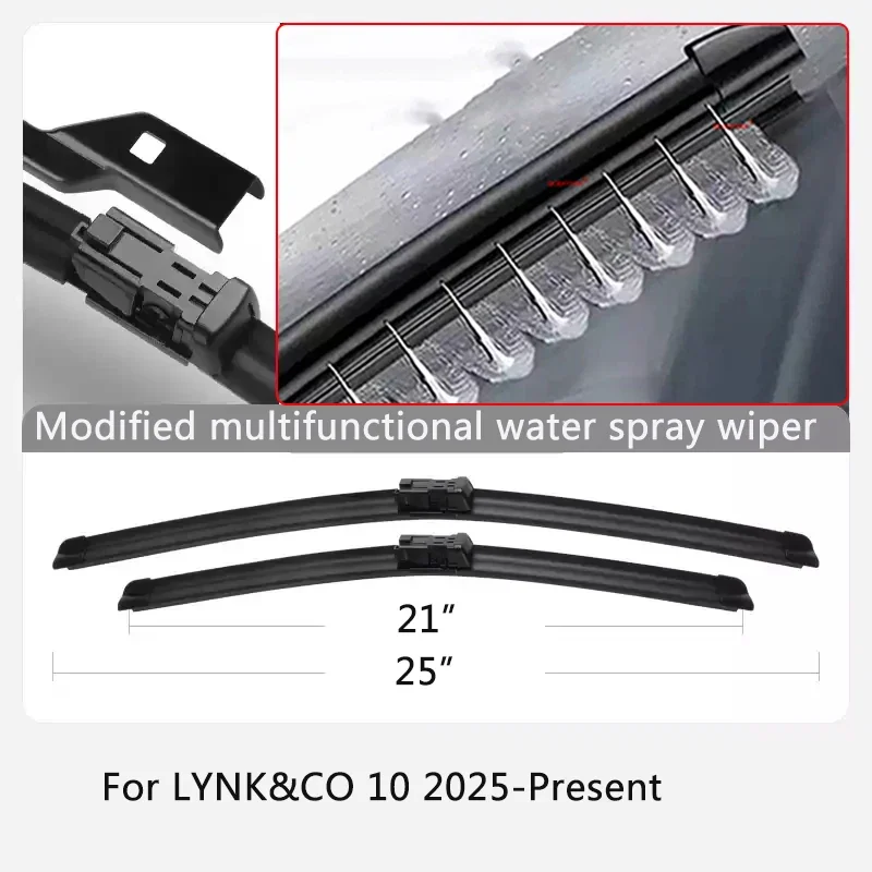 2pcs Car Modify Windshield Water Spray Wiper For LYNK&CO 01 07GT 09 10 900 2017-Present Auto Wet Arm Wiper Cleaning Accessory