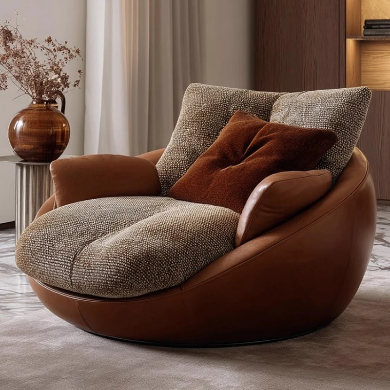Chair Salon Minimalist Sillones  Sala Home Furnitur#L High End Luxury Living Room Sofa Modern Elegant Design Balcony Backrest