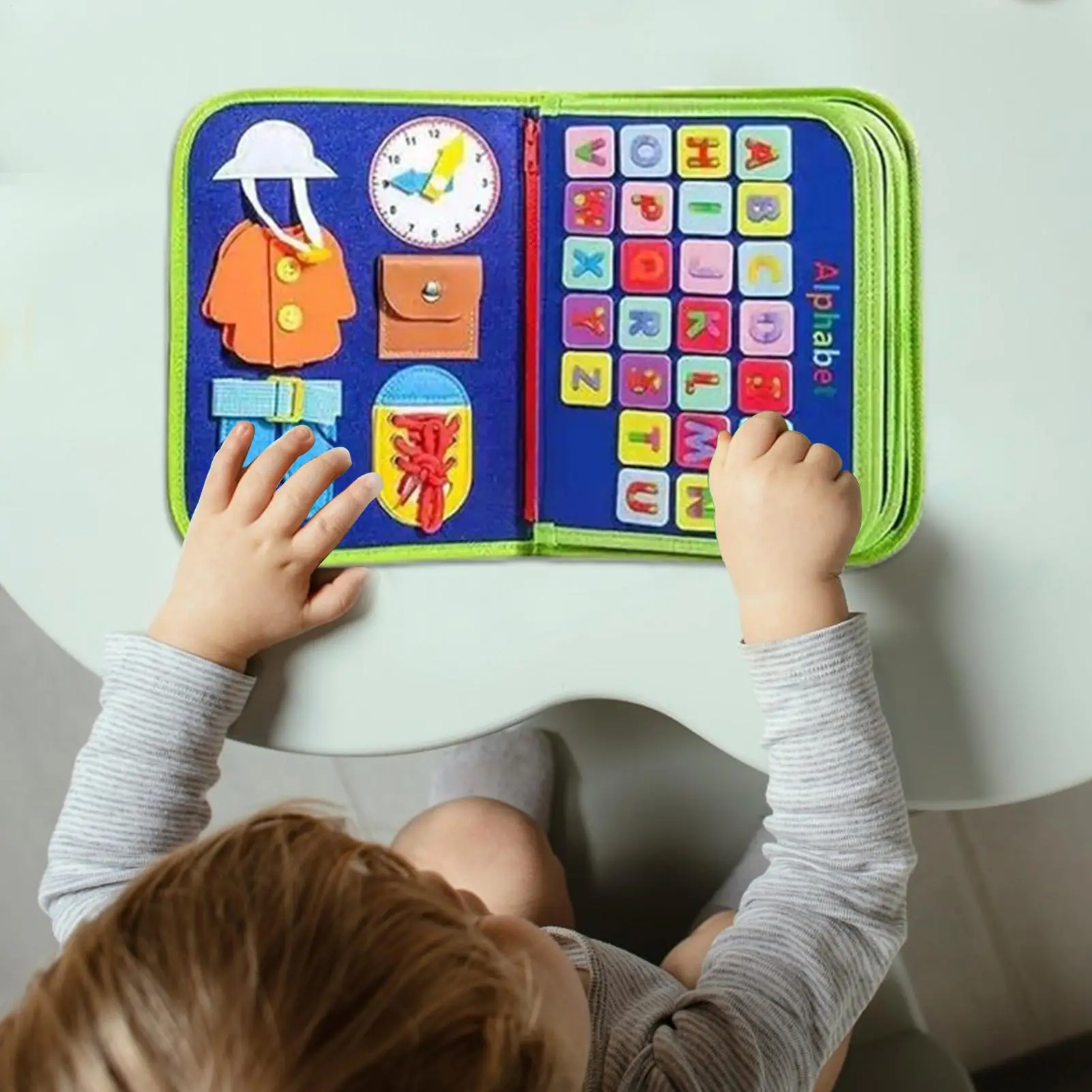 

Бизи-игрушка для малышей, фетровая сенсорная игра, игрушка для раннего образования, сенсорная доска для развития для детей дошкольников