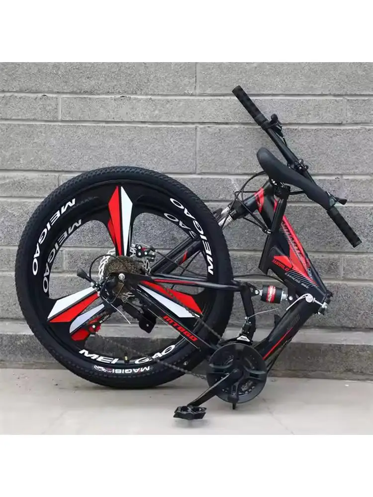 AliExpress YTYIN 24 26 29 Inch 21 Speed Foldable Mountain Bike, Adult Downhill BMX Folding Bicycle for Men