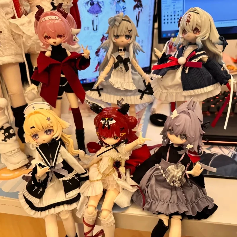 

Коллекционная фигурка Meki Oblivion's Luminasia Series Blind Box 1/8 BJD, подвижная кукла-модель, загадочная коробка, подарок