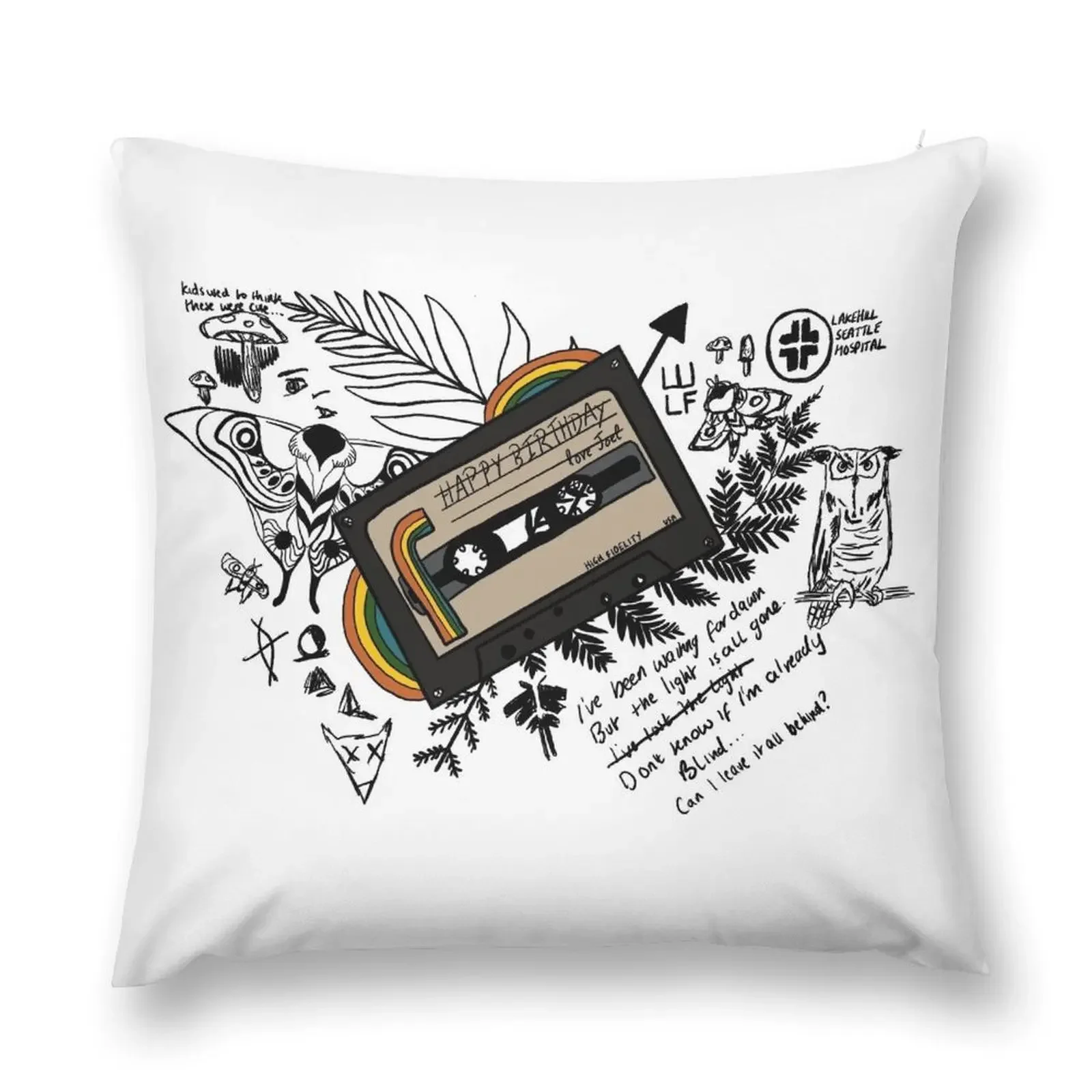 Ellie’s Journal & Birthday Present TLOU Throw Pillow christmas cushions covers Pillow Case pillow cover christmas