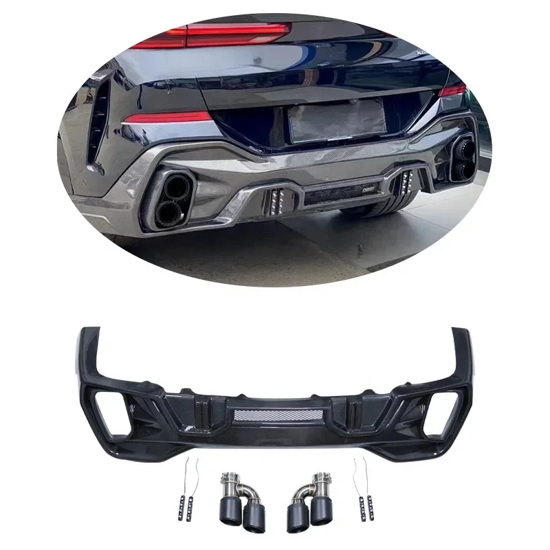 

High Quality LD Style Carbon Fiber Bumpers Rear Lip For s X6 G06 2019-2024 Bodykit