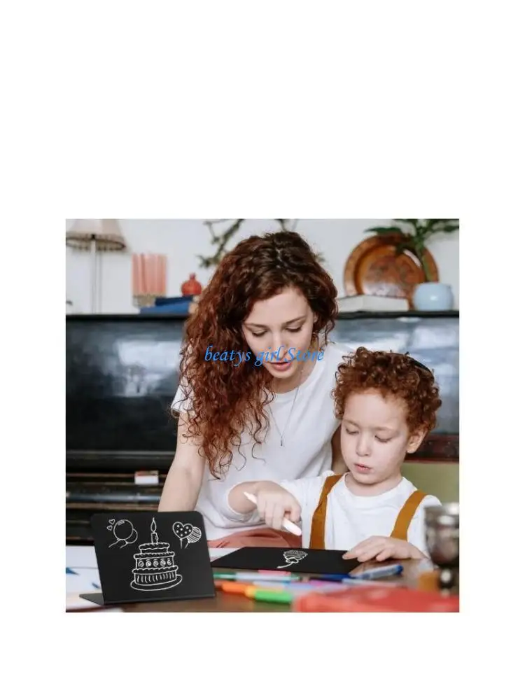 

C7AB 10/20 Pcs Small Chalkboard Signs with Pen Writeable Blackboards Labels Message Board Signs for Party