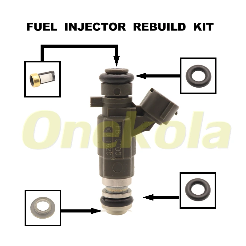 Fuel Injector Service Repair Kit Filters Orings Seals Grommets for Nissan 350z Maxima G35 3.0L 3.5 842-12240 FBJC100 16600-5L700