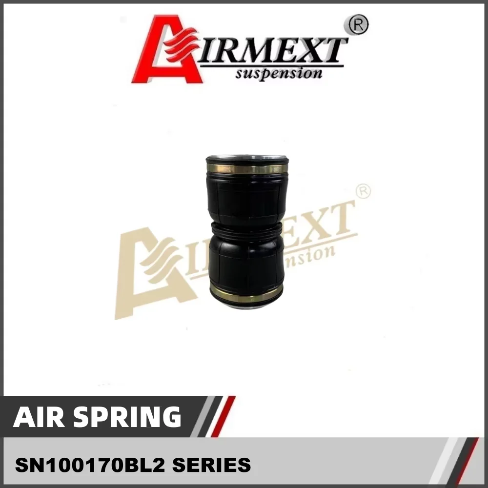 

SN100170BL2-BCR /Fit BC BR shocks Thread M53*2-50) /Air suspension Double convolute rubber airspring/airbag shock absorber