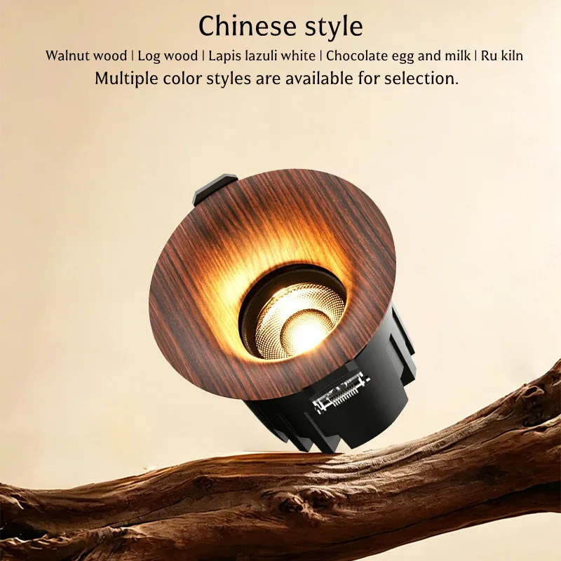 Embedded modern minimalist style / Chinese style LED pendant lights with anti-glare function for living rooms, hotels and office