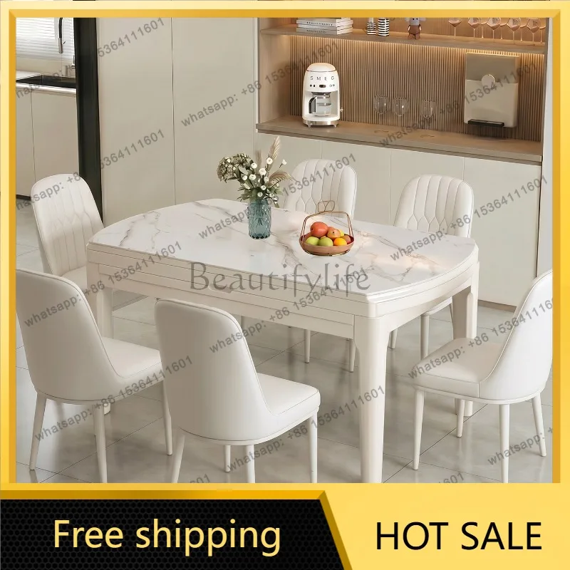 Modern Kitchen Dining Table Lounge Center Designer Space Saving Coffee Dining Table Chairs Luxury