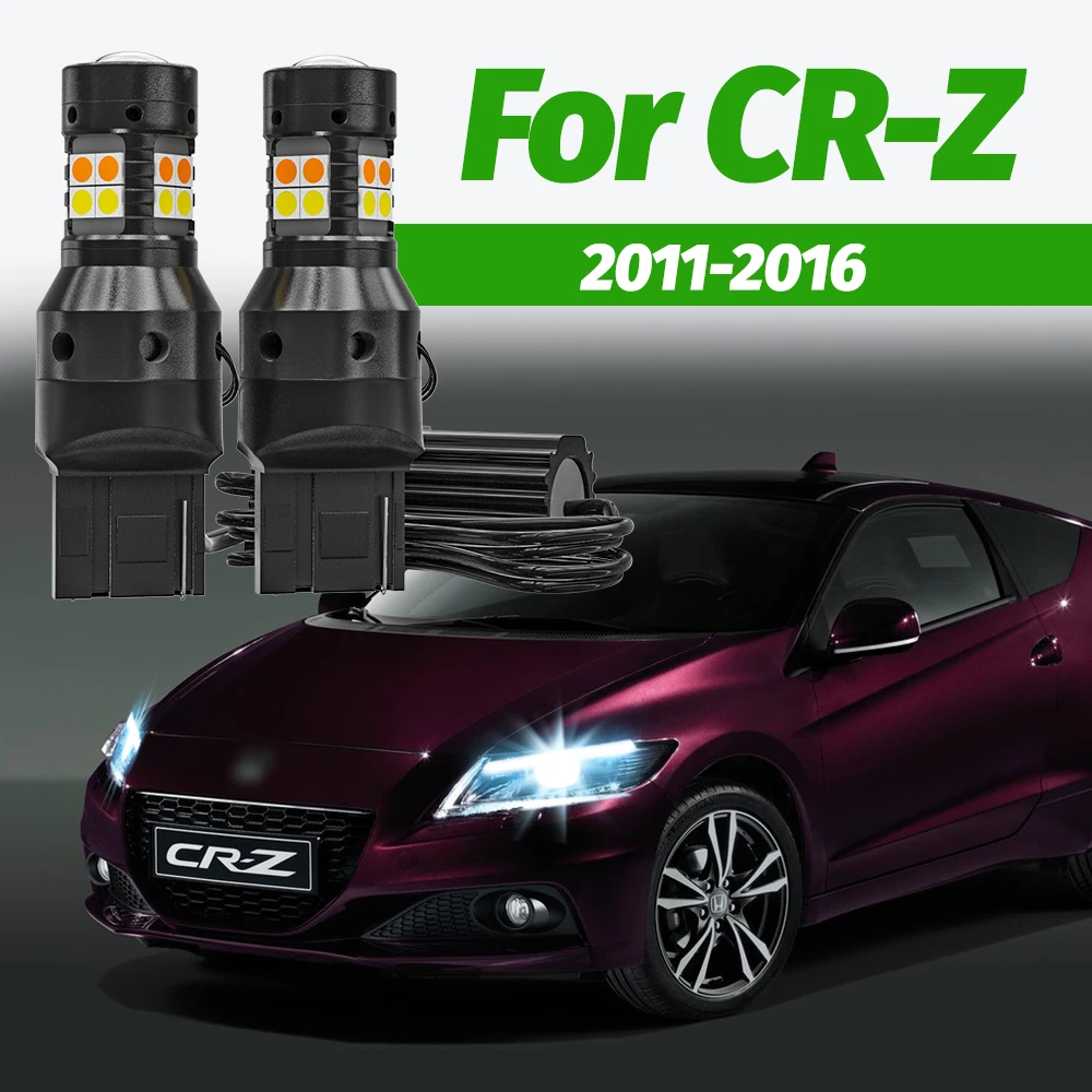 2 Stück Dual-Mode-Blinker + Tagfahrlicht-Zubehör LED DRL für Honda CR-Z CRZ 2011-2016 2012 2013 2014 2015