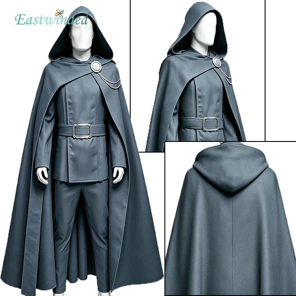 Movie Doom Day Doctor Doom Cosplay Costume Cloak Male Uniform Clothing Outfits Roleplay Suits Dress Up Halloween Carnival Party
