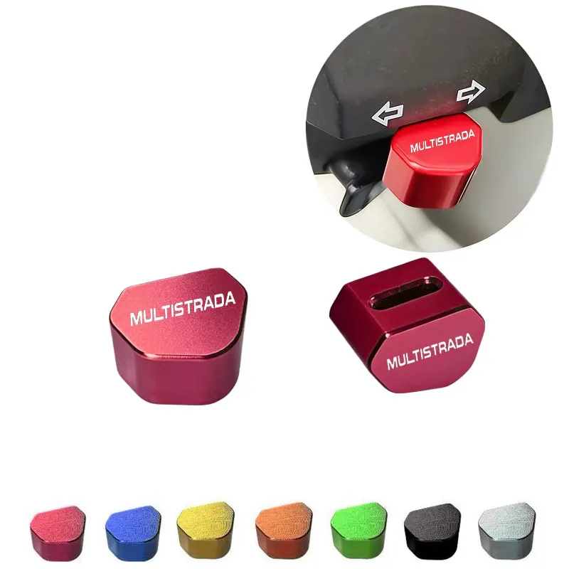 For Ducati Multistrada 950 1100 1200 1260 1200S 1260S V4 Motorcycle Aluminum Alloy Handlebar Switch Turn Signal Protective Caps