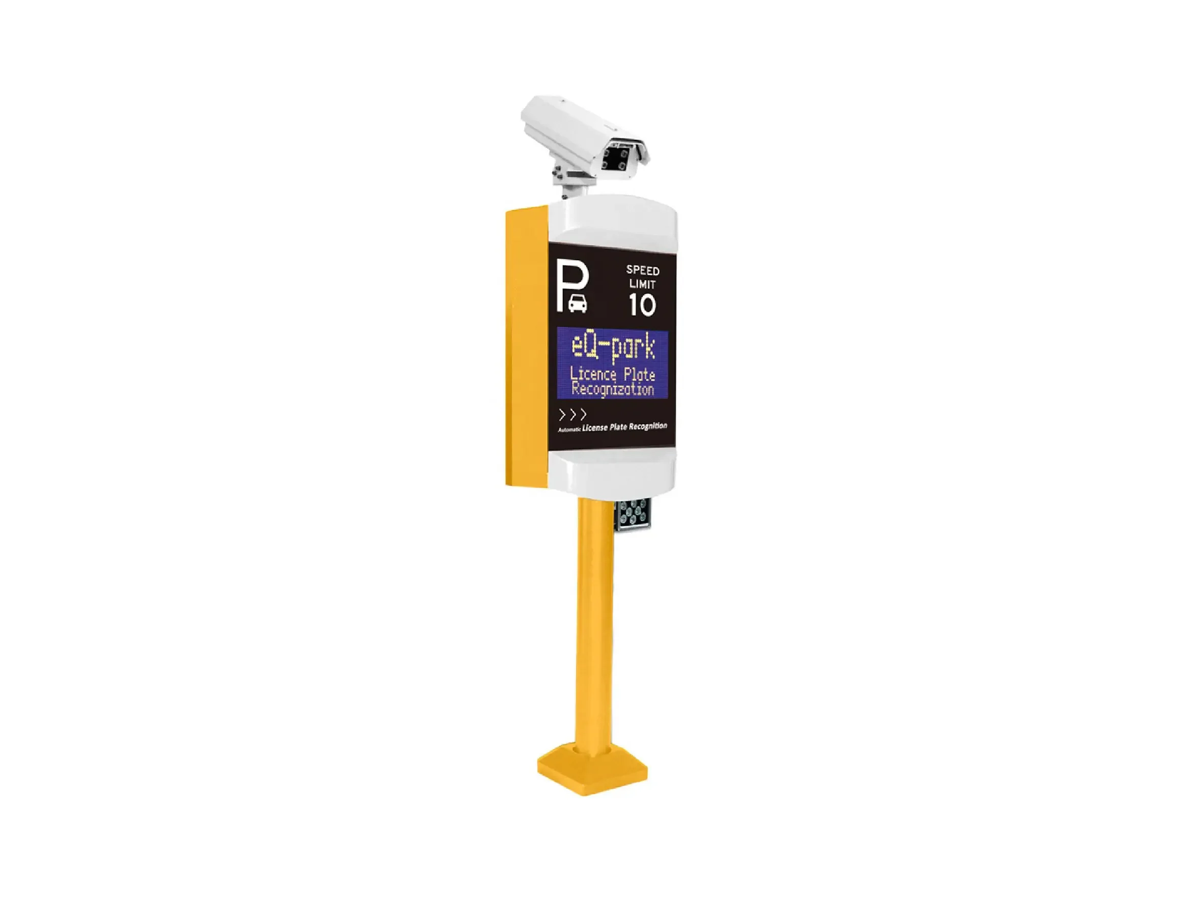 كاميرا أمان LPR Cctv Sim Card 4G كاميرا بطارية ذكية لاسلكية صغيرة لإدارة نظام وقوف السيارات بالطاقة الشمسية