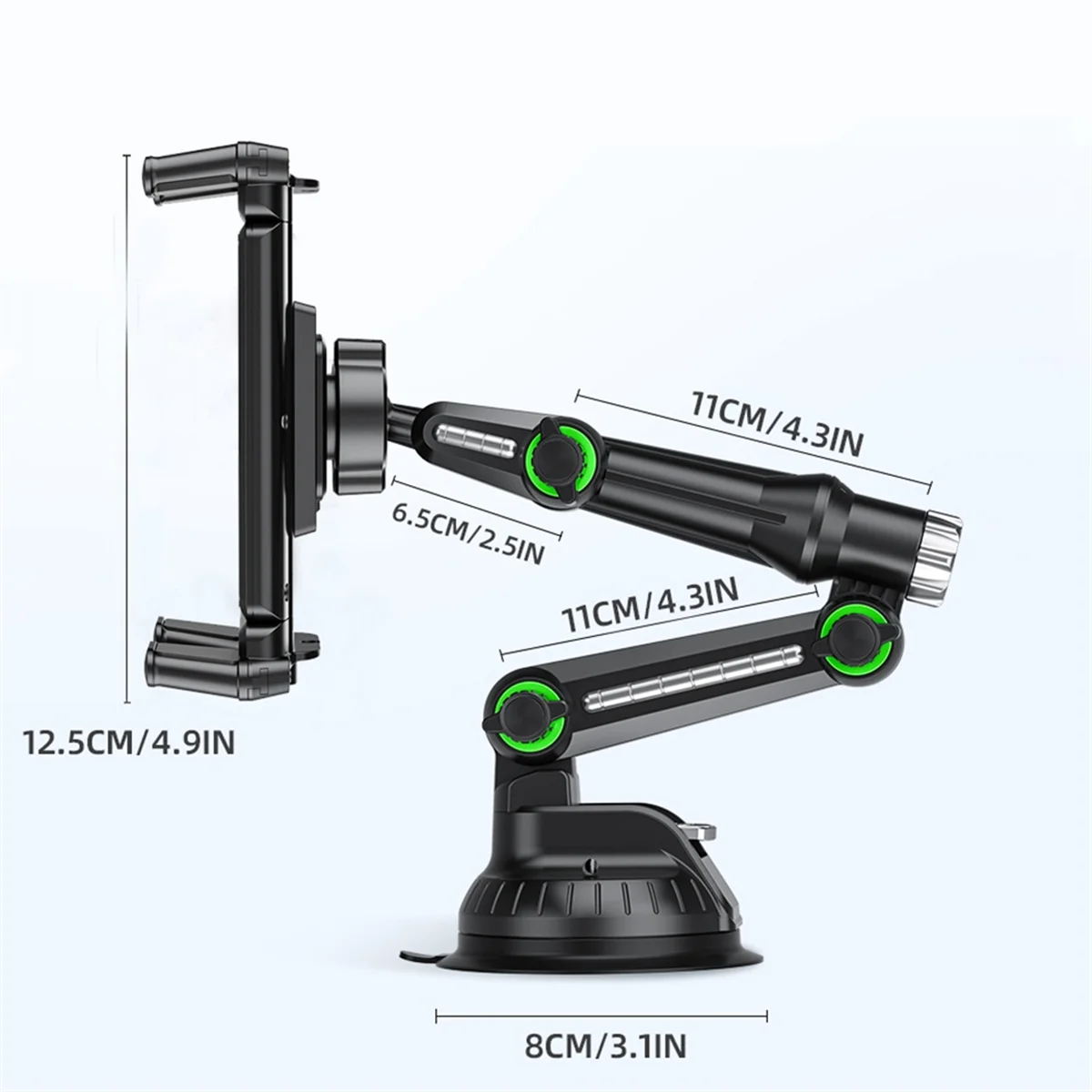 doyou Car Tablet Holder Long Arm Suction Cup Mount for IPad Pro Air 4-13inch for Xiaomi Tablet SUV Truck Windshield Window