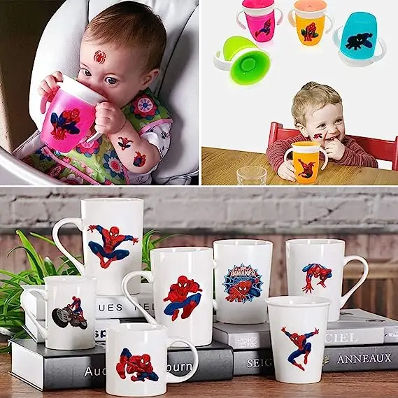 Marvel Spidey En Zijn Verbazingwekkende Vrienden Tijdelijke Tattoo Sticker Cartoon Waterdichte Anime Accessoires Party Cosplay Kinderen Speelgoed Gift