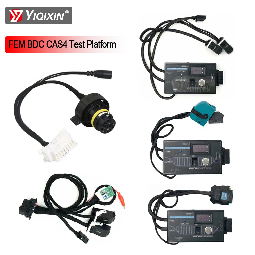 FEM BDC Module Testing Platform For BMW F20 F30 F35 X5 X6 I3 CAS2 CAS4 CAS4+ CAR Control Cable OBD Programming Test Tool Device