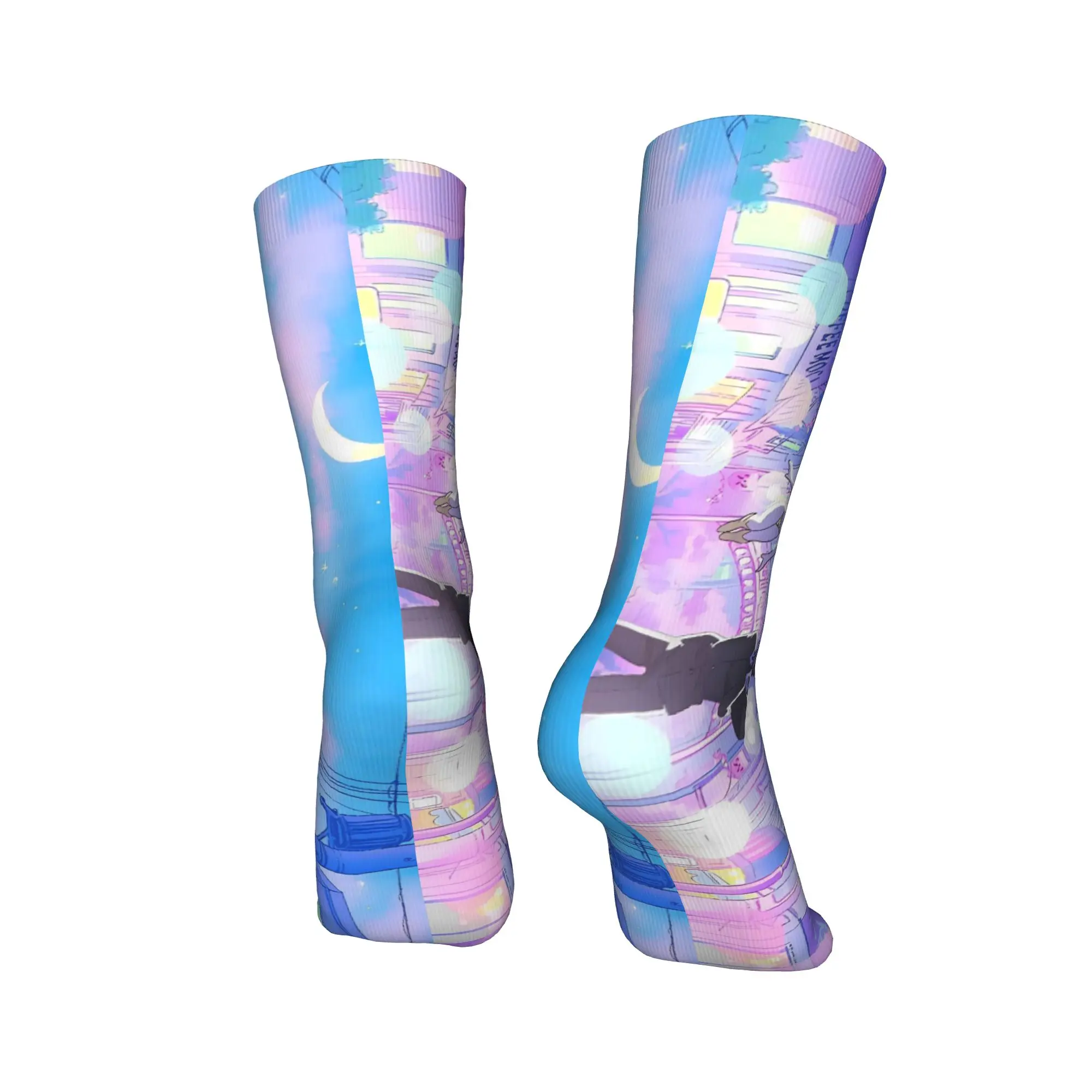 جوارب Goth Lum Urusei Yatsura جوارب مضحكة جوارب شتوية مضادة للانزلاق للنساء والرجال تصميم مريح جوارب تزلج #4